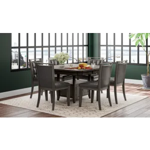 Manchester Contemporary Adjustable Height 78\" Rectangle Dining Table