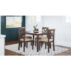 Walnut Creek Dining 5 Pack - Table w/(4) Chairs