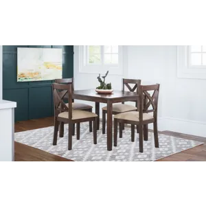 Walnut Creek 5 Piece Dining Set Table With 4 Chairs