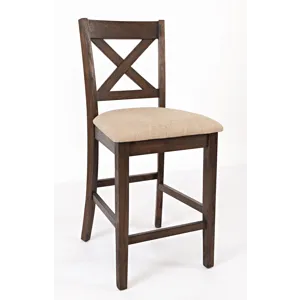 Walnut Creek 5 Piece Counter Height Dining Set Table With 4 Stools