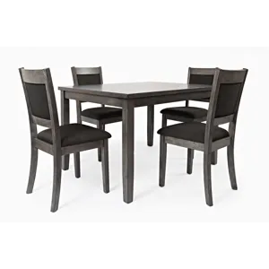 Table & 4 Chairs, Grey