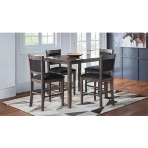 Greyson Heights 5 Pack Dining Set Counter Height Table With 4 Stools