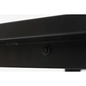 Pinnacle Modern Loft Iron And Wood Grey Chairside End Table