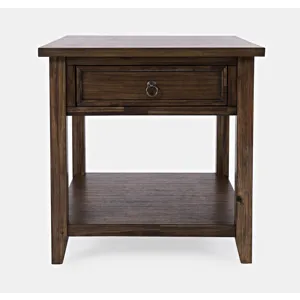 Bakersfield Mission Style End Table With Drawer