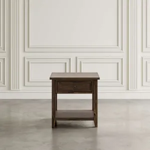 Bakersfield Transitional Rustic Three Piece Living Room Coffee, End Table And Side Table Set
