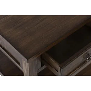 Bakersfield Mission Style Sofa Table With Three Drawers