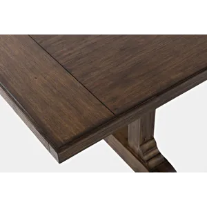 Bakersfield Mission Style 110\'\' Dining Table With Extension