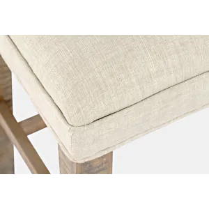 Carlyle Crossing Modern Rustic Solid Wood Pine Counter Height Sofa Table Set With Three Stools