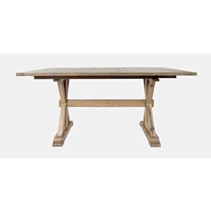 Carlyle Crossing Modern Rustic Solid Wood Counter Height 78\" Extension Dining Table