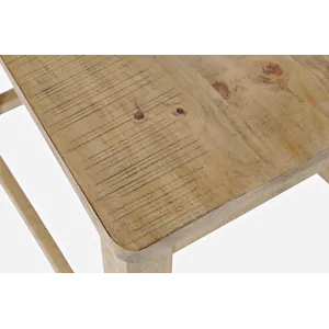 Carlyle Crossing Modern Rustic Solid Wood Slatback Counter Height Stool(Set Of 2)