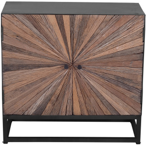Astral Plains 2 Door Accent Cabinet - Natural Finish