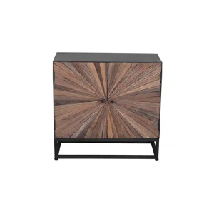 Astral Plains 2 Door Accent Cabinet - Natural Finish