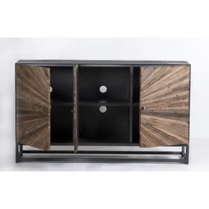 Reclaimed Solid Wood Astral Plains 3 Door Accent Cabinet