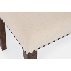 Fairview Transitional 52\" Backless Upholstered Dining Bench