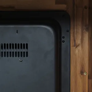 Fairview Modern Transitional 32\" Chevron Electric Fireplace Console TV Stand