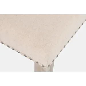 Fairview Transitional 52\" Backless Upholstered Dining Bench