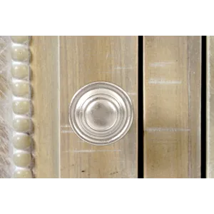 Fairview Transitional Herringbone Modern Distressed Solid Wood Buffet Server