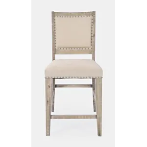 Fairview Transitional Upholstered Counter Stool(Set Of 2)