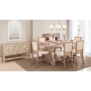 Fairview Transitional Upholstered Counter Stool(Set Of 2)