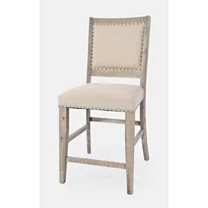 Fairview Transitional Upholstered Counter Stool(Set Of 2)