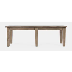 Prescott Park Modern Contemporary 52\'\' Solid Wood Dining Bench