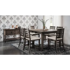 Lincoln Square Contemporary Upholstered Ladderback Chair(Set Of 2)