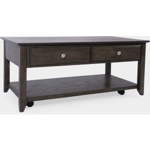Carlton Cocktail Table 4 Drawer Castered
