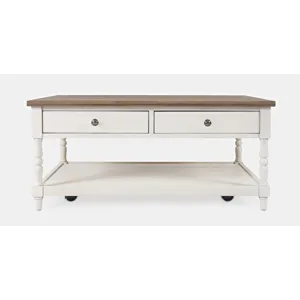 Grafton Farms Country Farmhouse 2 Drawer Coffee Table