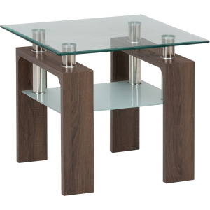 Compass End Glass Table Top