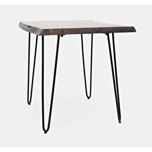Nature's Edge End Table - Brushed Grey
