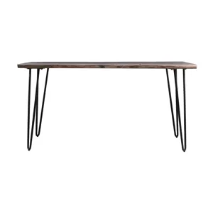 Nature\'s Edge 60\" Solid Wood Modern Live Edge Dining Table