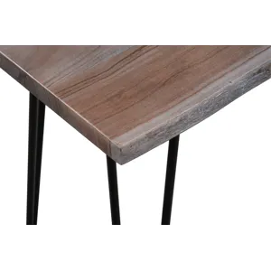 Nature\'s Edge Solid Acacia Four Piece 72\" Counter Height Dining Set