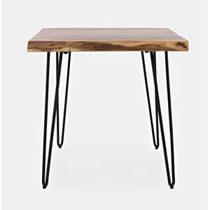 Nature\'s Edge 24\'\' Solid Acacia Square End Table