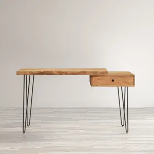 Nature\'s Edge Solid Acacia Desk With Drawer