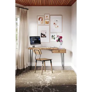 Nature\'s Edge Solid Acacia Desk With Drawer