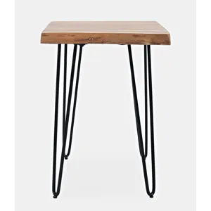 Nature\'s Edge Solid Acacia Chairside Table