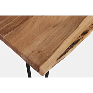 Nature\'s Edge 60\" Solid Wood Modern Live Edge Dining Table