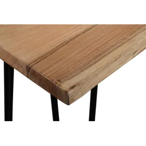 Nature\'s Edge Solid Acacia Counter Height Sofa Dining Table