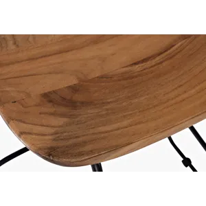 Nature\'s Edge Solid Acacia Counter Height Backless Stool(Set Of 3)