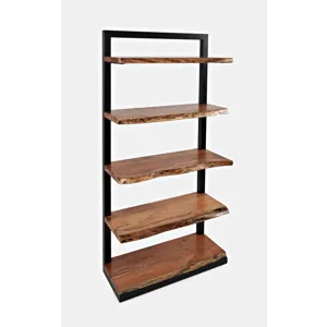 Nature\'s Edge Solid Acacia 5 Shelf Bookcase