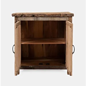 Eden Prairie Rustic Reclaimed Wood 32\" Accent Cabinet