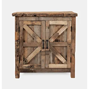Eden Prairie Rustic Reclaimed Wood 32\" Accent Cabinet