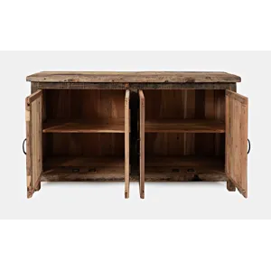Eden Prairie Rustic Reclaimed Wood 60\" Accent Cabinet