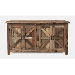 Eden Prairie Rustic Reclaimed Wood 60\" Accent Cabinet