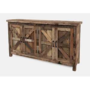Eden Prairie Rustic Reclaimed Wood 60\" Accent Cabinet