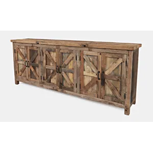Eden Prairie Rustic Reclaimed Wood 84\" Accent Cabinet