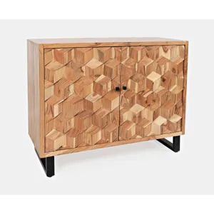 Geometrix 2 Door Accent Cabinet