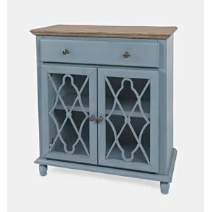 Aurora Hills Country Wire-Brushed 2 Door Accent Chest