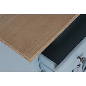 Aurora Hills Country Wire-Brushed 4 Door Accent Chest