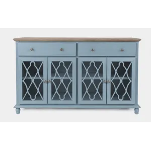 Aurora Hills Country Wire-Brushed 4 Door Accent Chest